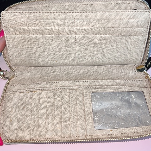 MICHAEL KORS Large Continental Wristlet Wallet in Oyster. 32S5GTVE9L - Picture 9 of 10